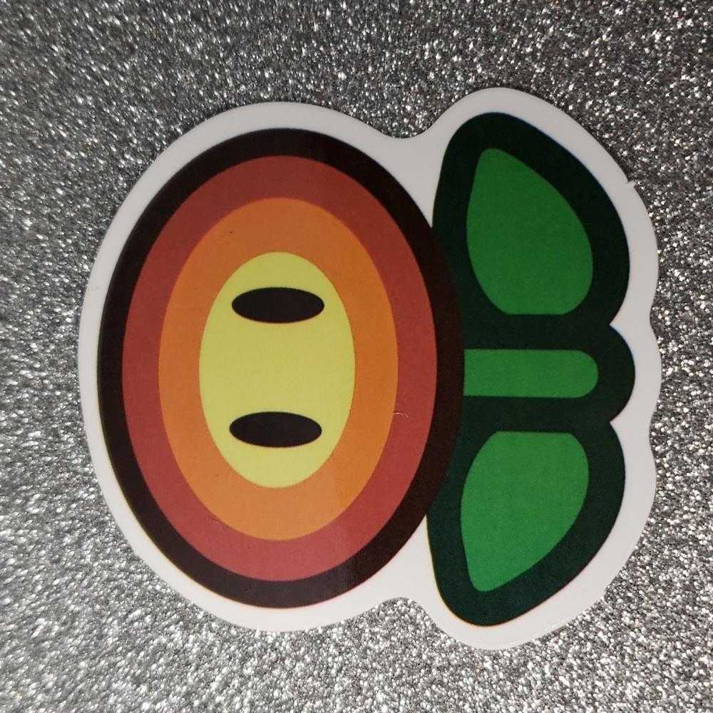 SUPER MARIO WATERPOOF Sticker Fire Flower